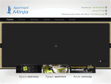 Tablet Screenshot of apartmani-minja.com